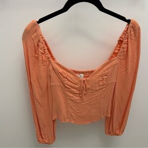 Aritzia Wilfred Novella Long Sleeve Blouse